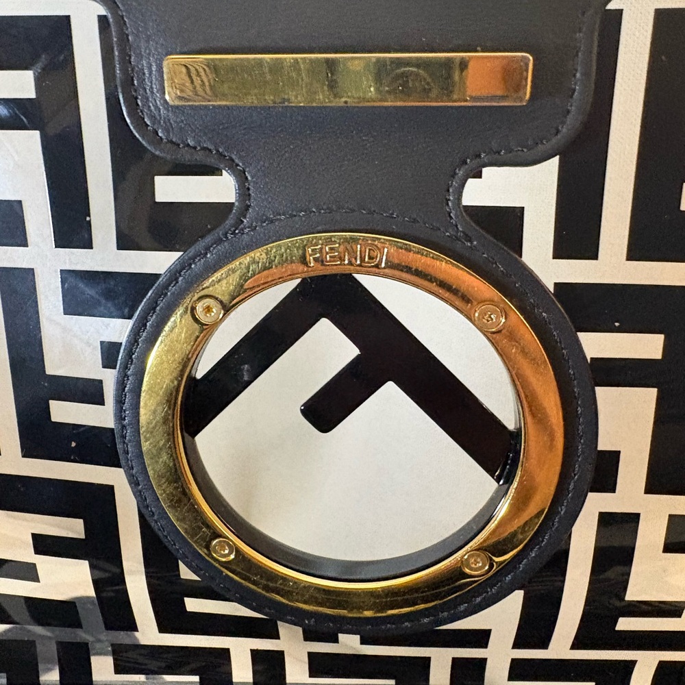 Fendi Kan I F Clear FF Glass Shoulder Bag – NFL Game Day Glam – Authenticated - Picture 10 of 16